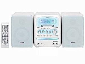 【中古】JVCケンウッド ビクター マイクロコンポーネントMDシステム ペパーミントブルー UX-QX1-A