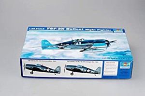 【中古】トランペッター 1/32 グラマン F6F-3N ヘルキャット ナイトファイター 02258 プラモデル