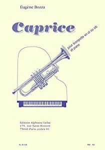 【中古】ボザ : カプリス トランペットとピアノのための (トランペット、ピアノ) ルデュック出版