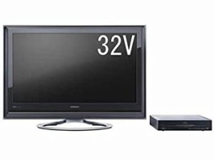 【中古】日立 32V型地上・BS・110度CSデジタルフルハイビジョン液晶テレビ　ブラック(250GB HDD内蔵 録画機能付)Wooo　UTシリーズ UT32-X