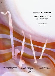 【中古】ランスロ : 20のやさしい練習曲 (クラリネット教則本) ビヨドー出版