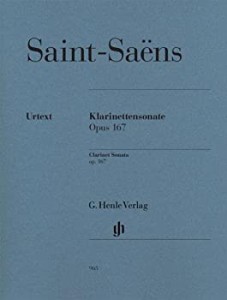 【中古】サン・サーンス : ソナタ 作品167 (クラリネット、ピアノ) ヘンレ出版