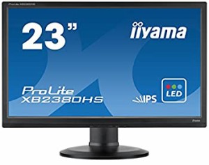 【中古】iiyama 昇降・ピボット機能対応 IPS方式パネル+ホワイトLEDバックライトを搭載 23型ワイド液晶ディスプレイ ProLite XB2380HS