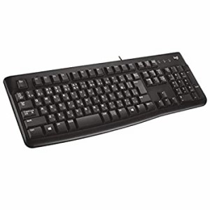 【中古】(未使用･未開封品)ロジクール 有線 キーボード 耐水 K120 USB接続 テンキー 薄型 有線キーボード 国内正規品