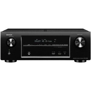 【中古】Denon AVサラウンドレシーバー 5.1ch AirPlay/ネットワーク対応 ブラック AVR-X1000-K