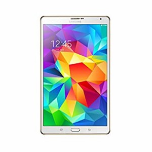 【中古】SAMSUNG GALAXY Tab S 8.4型 Dazzling White SMT700NZWAXJP