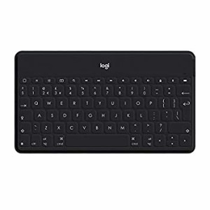 【中古】Logitech Keys-To-Go - Keyboard - Bluetooth - waterproof - black - for Apple iPad, iPhone, Apple TV