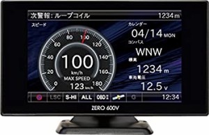 【中古】コムテック レーダー探知機 3.2インチ液晶・Gセンサー搭載 ZERO 600V (リモコン付)