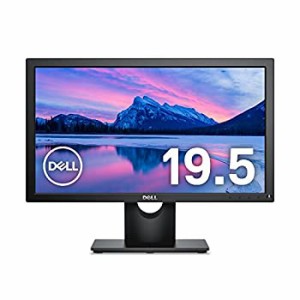 【中古】Dell モニター 19.5インチ E2016H(3年間交換保証/CIE1976 86%/HD+/TN非光沢/フリッカーフリー/DP,D-Sub15ピン)