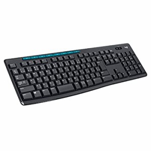 【中古】ロジクール ワイヤレスキーボード K275 ワイヤレス キーボード 無線 薄型 テンキー USB接続 Unifying windows 国内正規品