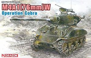 【中古】プラッツ 1/35 第二次世界大戦 アメリカ軍 M4A1 (76mm)W シャーマン オペレーション コブラ プラモデル DR6083