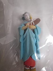 【中古】海洋堂　京都フィギュアみやげ　舞妓　（ブルー）