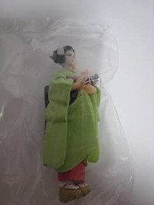 【中古】海洋堂　京都フィギュアみやげ　舞妓　（グリーン）