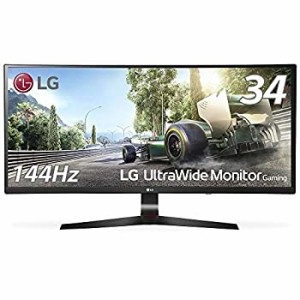 【中古】LG ゲーミング モニター ディスプレイ 34UC79G-B 34インチ/21:9 曲面 ウルトラワイド/IPS 非光沢/144Hz/DisplayPort×1,HDMI×2