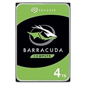 【中古】【Amazon.co.jp限定】Seagate BarraCuda 3.5" 4TB 内蔵ハードディスク HDD 2年保証 6Gb/s 256MB 5400rpm 正規代理店品 ST4000DM0