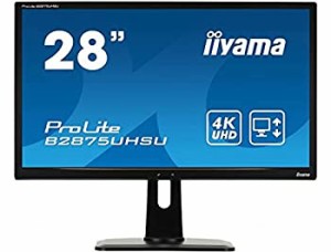 【中古】(未使用・未開封品)iiyama 4K モニター ディスプレイ B2875UHSU-B1 (28インチ/1ms/TN非光沢/DisplayPort,HDMI,D-sub,DVI-D/昇降/