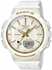【中古】[ベビージー] [カシオ] 腕時計 FOR SPORTS 歩数計測 機能つき BGS-100GS-7AJF レディース ホワイト