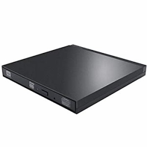 【中古】ロジテック ポータブルDVDドライブ USB3.0 動画再生・編集 バックアップソフト付 M-DISC対応 ブラック LDR-PUE8U3VBK