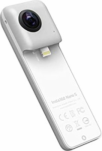 【中古】Insta360 Nano S Silver 360度カメラ 4Kビデオ iPhone X/8/7/6シリーズ対応 CM425 【国内正規品】