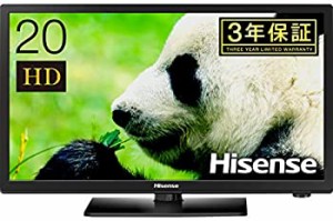 【中古】ハイセンス 20V型 液晶 テレビ 20A50 ハイビジョン 外付けHDD裏番組録画対応 メーカー3年保証 2018年モデル