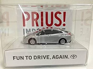 【中古】TOYOTA トヨタ 4代目 プリウス50 PRIUS 2015年式~ LED ライト キーホルダー プルバックカー ミニカー シルバーメタリック