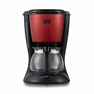 【中古】(未使用・未開封品)メリタ(Melitta) フィルターペーパー式 コーヒーメーカー ツイスト ルビーレッド 5杯用 SCG58-5R