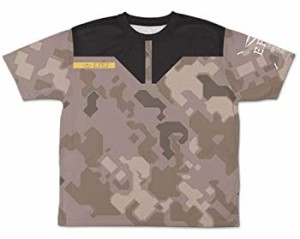 【中古】機動戦士ガンダム 地球連邦軍 迷彩 両面フルグラフィックTシャツ Lサイズ