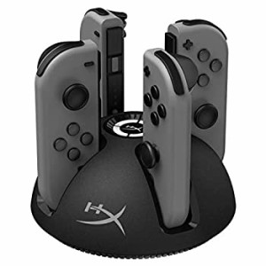 【中古】(未使用･未開封品)【Nintendo Switch対応】HyperX ChargePlay Quad Nintendo Switch Joy-Conコントローラー充電器 2年保証 HX-C