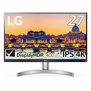 【中古】【Amazon.co.jp限定】LG モニター ディスプレイ 27UL600-W 27インチ/4K/DisplayHDR400/IPS非光沢/HDMI×2、DisplayPort