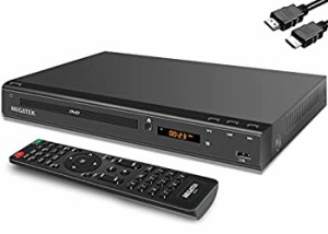 【中古】Megatek(メガテック) DVDプレーヤー コンパクトDVDプレーヤー テレビ用 HDMI/AV/同軸出力付き 家庭用CDプレーヤー マルチリージ