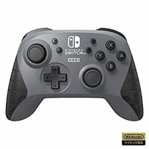 【中古】【任天堂ライセンス商品】ワイヤレスホリパッド for Nintendo Switch グレー【Ｎｉｎｔｅｎｄｏ Ｓｗｉｔｃｈ対応】