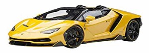 【中古】AUTOart 1/18 ランボルギーニ チェンテナリオ ロードスター パール・イエロー 完成品