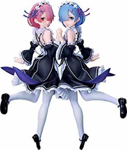 【中古】Re:ゼロから始める異世界生活 レム&ラム Twins Ver. 1/7スケール PVC製 塗装済み完成品フィギュア