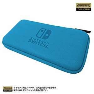 【中古】(未使用･未開封品)【任天堂ライセンス商品】スリムハードポーチfor Nintendo Switch Lite ブルー 【Nintendo Switch Lite対応】