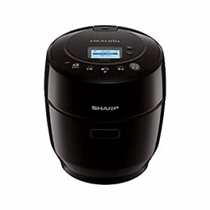 【中古】シャープ ヘルシオ ホットクック 電気調理鍋 無水鍋 1.0L 1~2人用 スマホ連携 2段調理 ブラック KN-HW10E-B