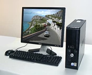 【中古】【デスクトップパソコン】17インチ液晶セット/DELL Optiplex755/Celeron420/1G/80G/COMBO/リカバリ/WindowsXP_Pro