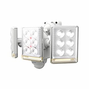 【中古】ムサシ RITEX フリーアーム式ミニLEDセンサーライト(9W×3灯) 「コンセント式」 LED-AC3027 ホワイト