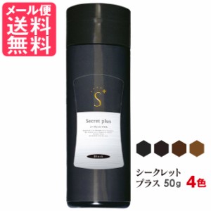 シークレットプラス 50g 全4色 増毛 白髪隠し 薄毛隠し 粉 パウダー カバー メール便 送料無料