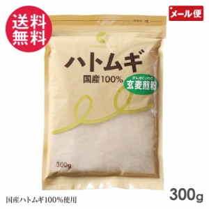 ハトムギ玄麦煎粉 300g 国定農産 はと麦 国産 はとむぎ玄麦煎粉 メール便 送料無料