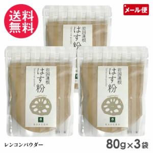 岩国蓮根 はす粉 蓮粉 蓮根パウダー パウチ 240g (80g×3袋) 池本食品 メール便 送料無料