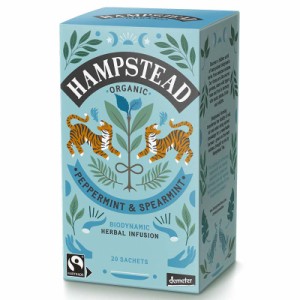 ハムステッドティー ペパーミント＆スペアミント ティーバッグ 20包 HAMPSTEAD TEA 有機ハーブティー