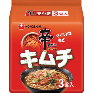 送料無料 農心 辛ラーメン キムチ 袋麺 (3食入)×12個