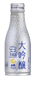 送料無料 日本酒 白鶴 大吟醸生貯蔵酒 ボトル缶 180ml×24本/1ケース