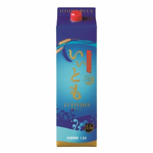 送料無料 雲海酒造 麦焼酎 いいとも BLUE ブルー 25度 1800ml 1.8L×12本