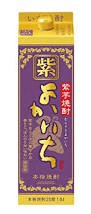 宝酒造 紫よかいち 芋 25度 パック 1800ml 1.8L 1本