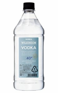 スマプレ会員 送料無料  アサヒ ウィルキンソン ウォッカ 40度 PET 1800ml 1.8L×12本