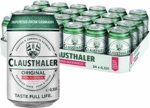 スマプレ会員送料無料 ノンアルコールビール ドイツ産 クラウスターラー 330ml×24本/1ケース　