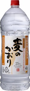 合同酒精 甲乙混和 むぎ焼酎 麦のかおり ペット 4000ml 4L 1本