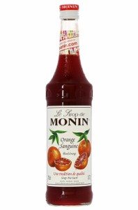 送料無料 MONIN モナン ブラッドオレンジ シロップ 700ml×6本 ご注文は12本まで同梱可能 ノンアルコール シロップ