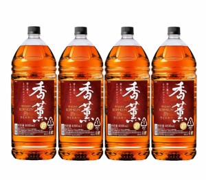 送料無料 合同酒精 ウィスキー 香薫 37度 4000ml 4L×4本